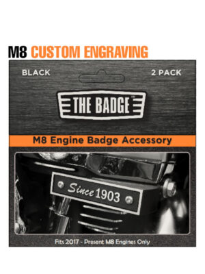 M8 Engine Head Badges for Harley-Davidson – Set of 2